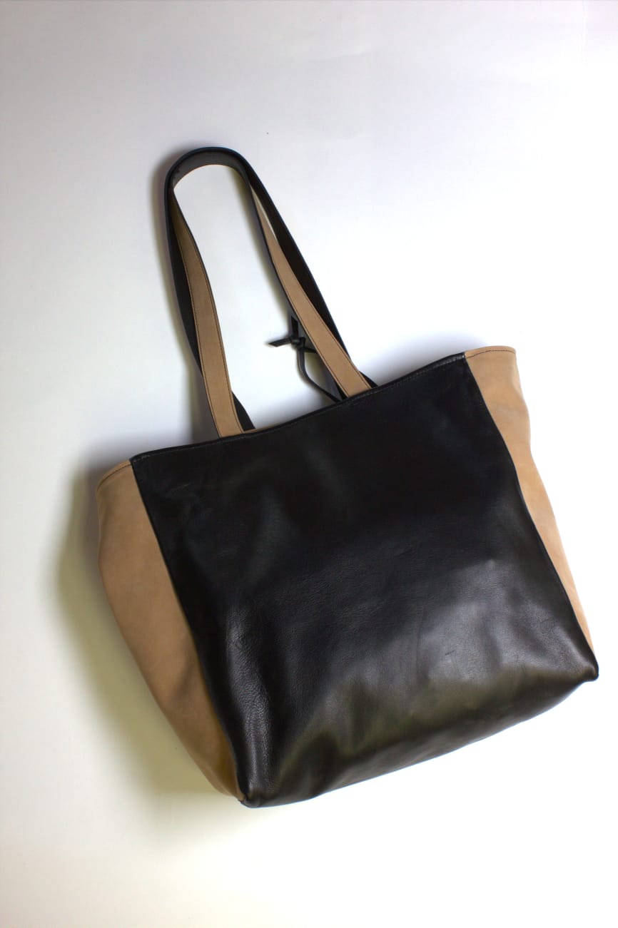 Alice Edde shoulder bag- Black Leather