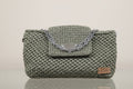 Olive Green Crochet Bag by Gemz n Stonez