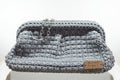 Grey Crochet Bag by Gemz N Stonez