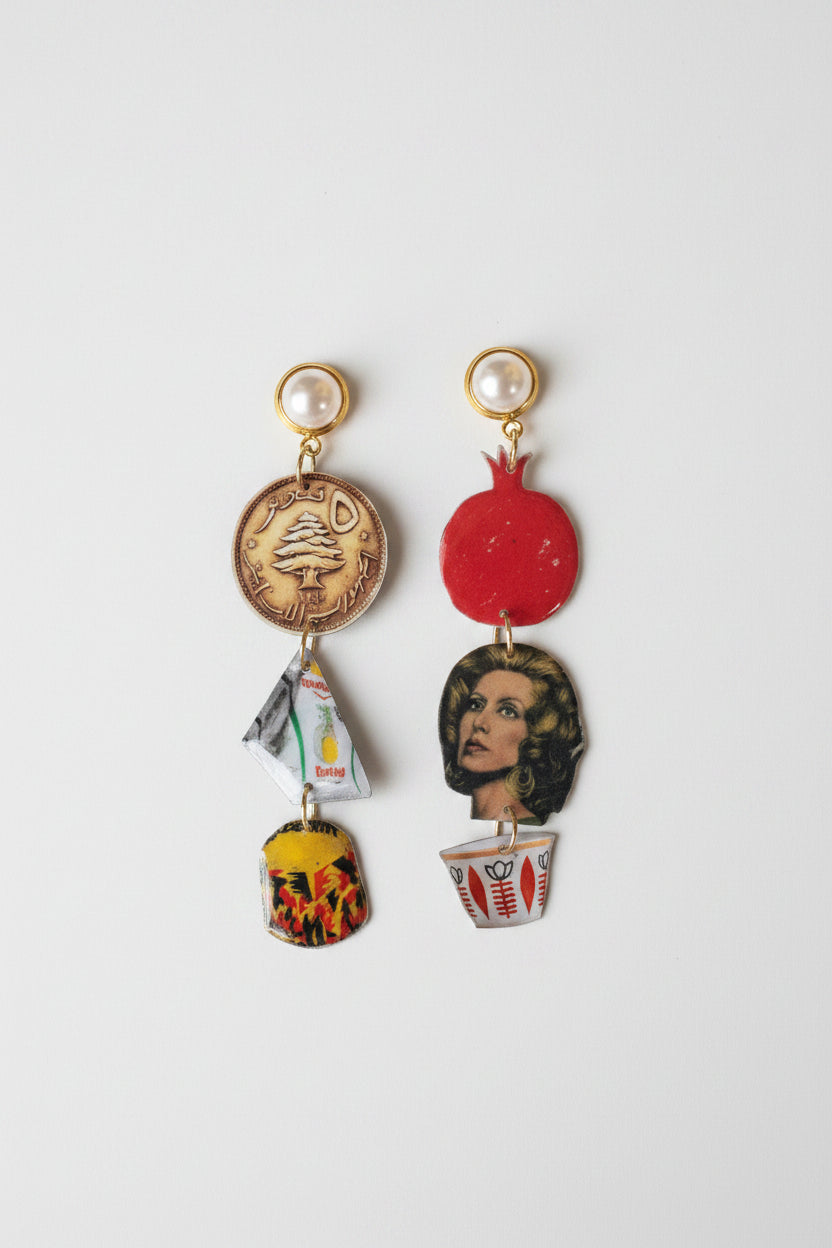Lebanese Designed Earrings by Coeur Nomade