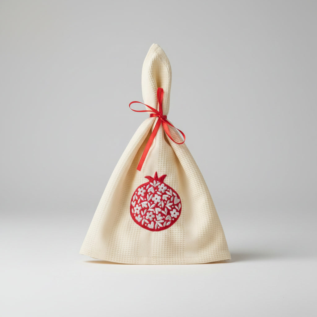 Pomegranate Kitchen Towel by Ebre w Kheit