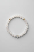 Handmade Rose Quartz & Abalone Shell Bracelet