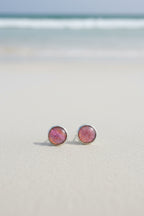 Red Sea Lionfish Fin Resin Stud Earrings