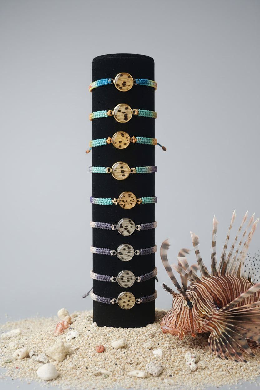 Lionfish Spine Eco Bracelet – Handmade Red Sea Collection
