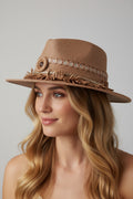 Handmade Boho Wide-Brim Summer Hat – Natural Woven Sun Hat