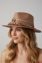 Handmade Boho Wide-Brim Summer Hat – Natural Woven Sun Hat