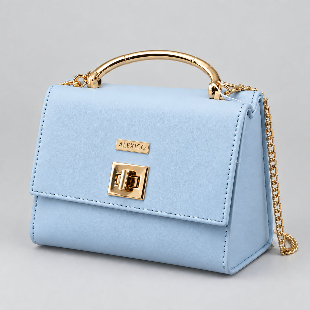 Structured Top-Handle Handbag