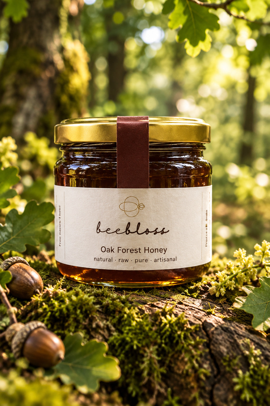 Beebloss Organic Oak Forest Honey – Handmade Lebanese Honey