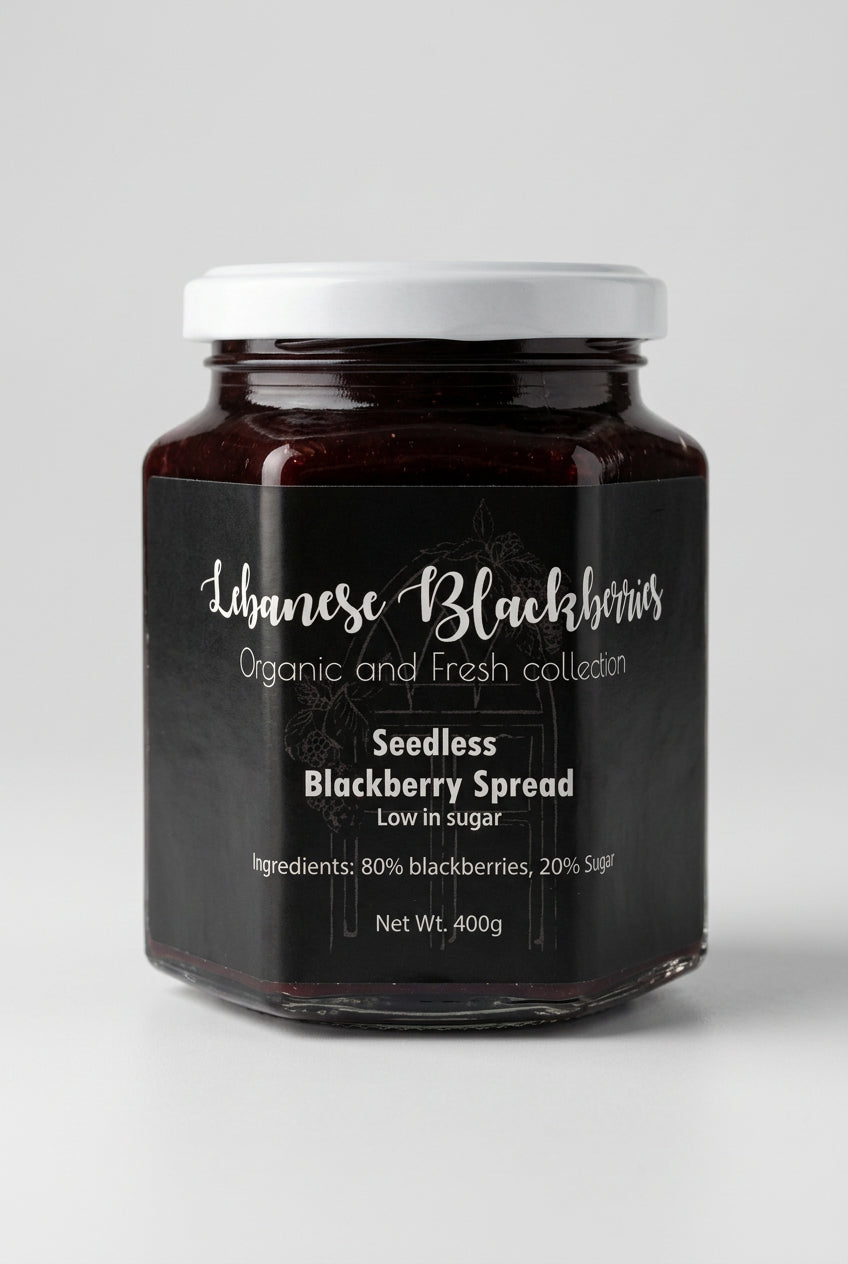 seedless blackberry spread - Lebanese blackberries