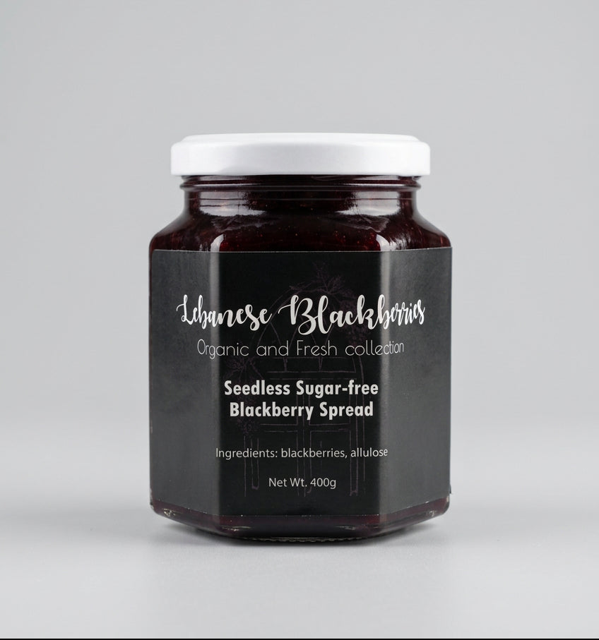 seedless sugar free blackberry spread  - lebanese blackberries