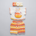 Handmade Crochet Newborn 3-Piece Outfit Set- the wool edit