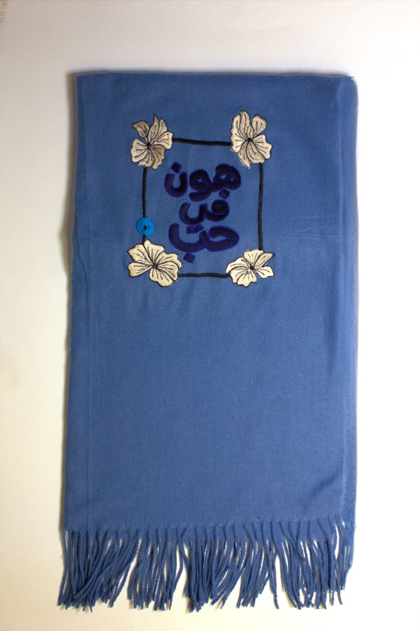 Scrunmania cashmere scarf