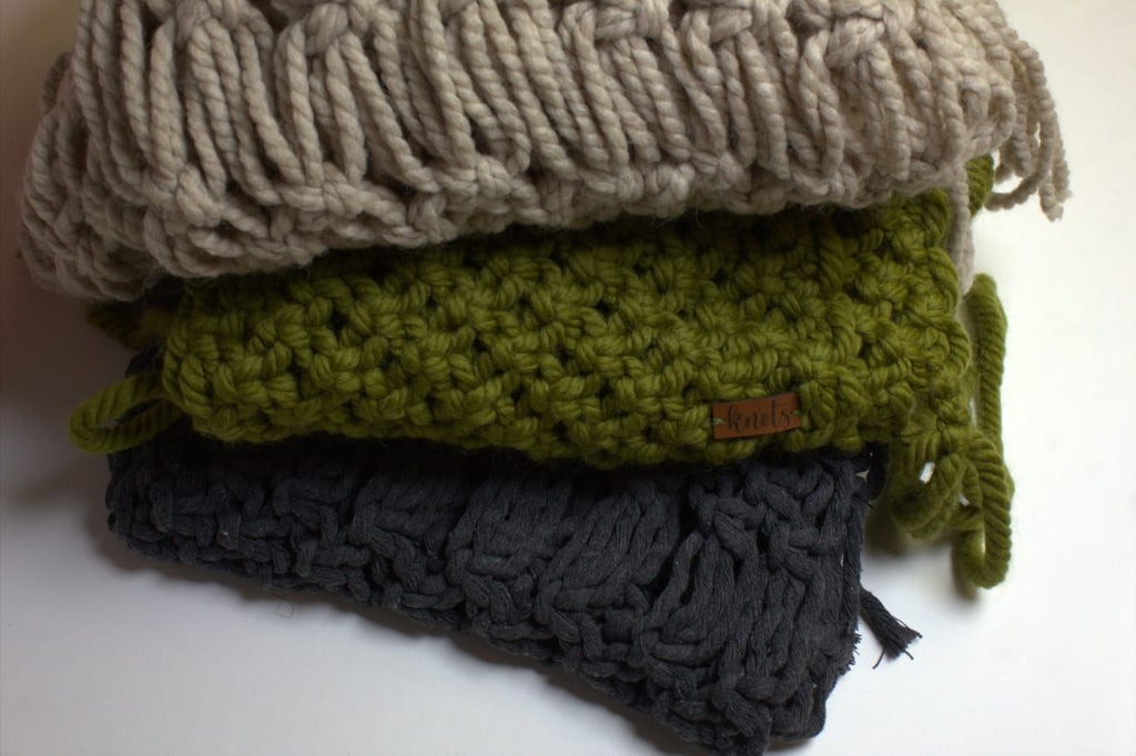 Knots by Nada Wool Scarf