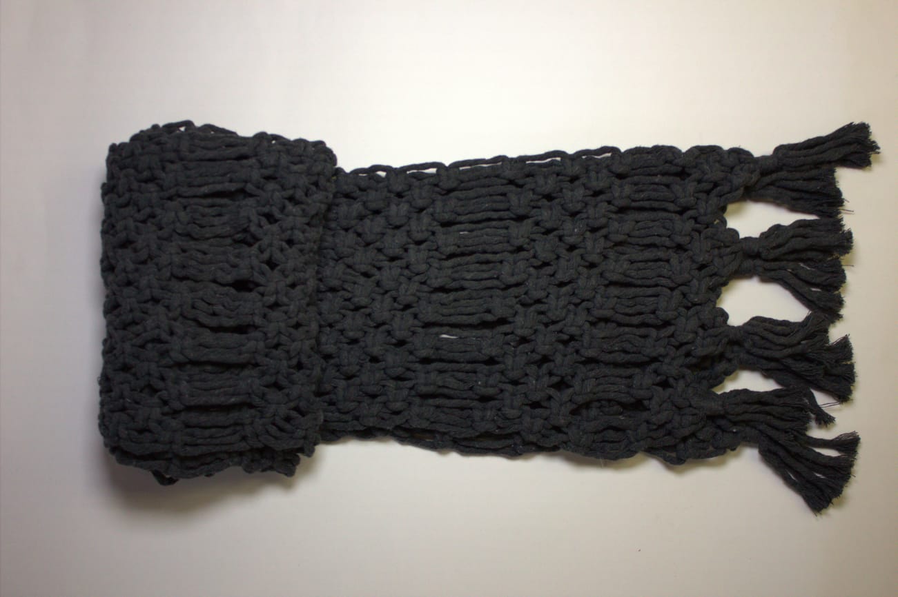 Knots by Nada cotton scarf