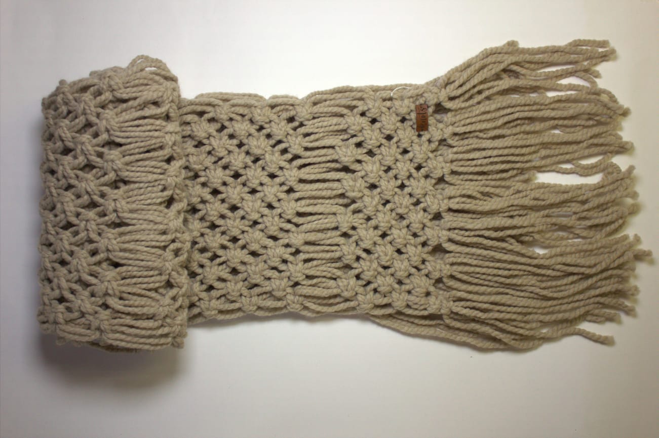 Knots by Nada Wool Scarf