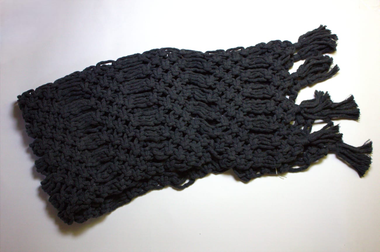 Knots by Nada cotton scarf