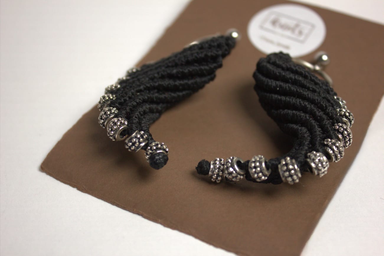 Knots By Nada Wings Earrings