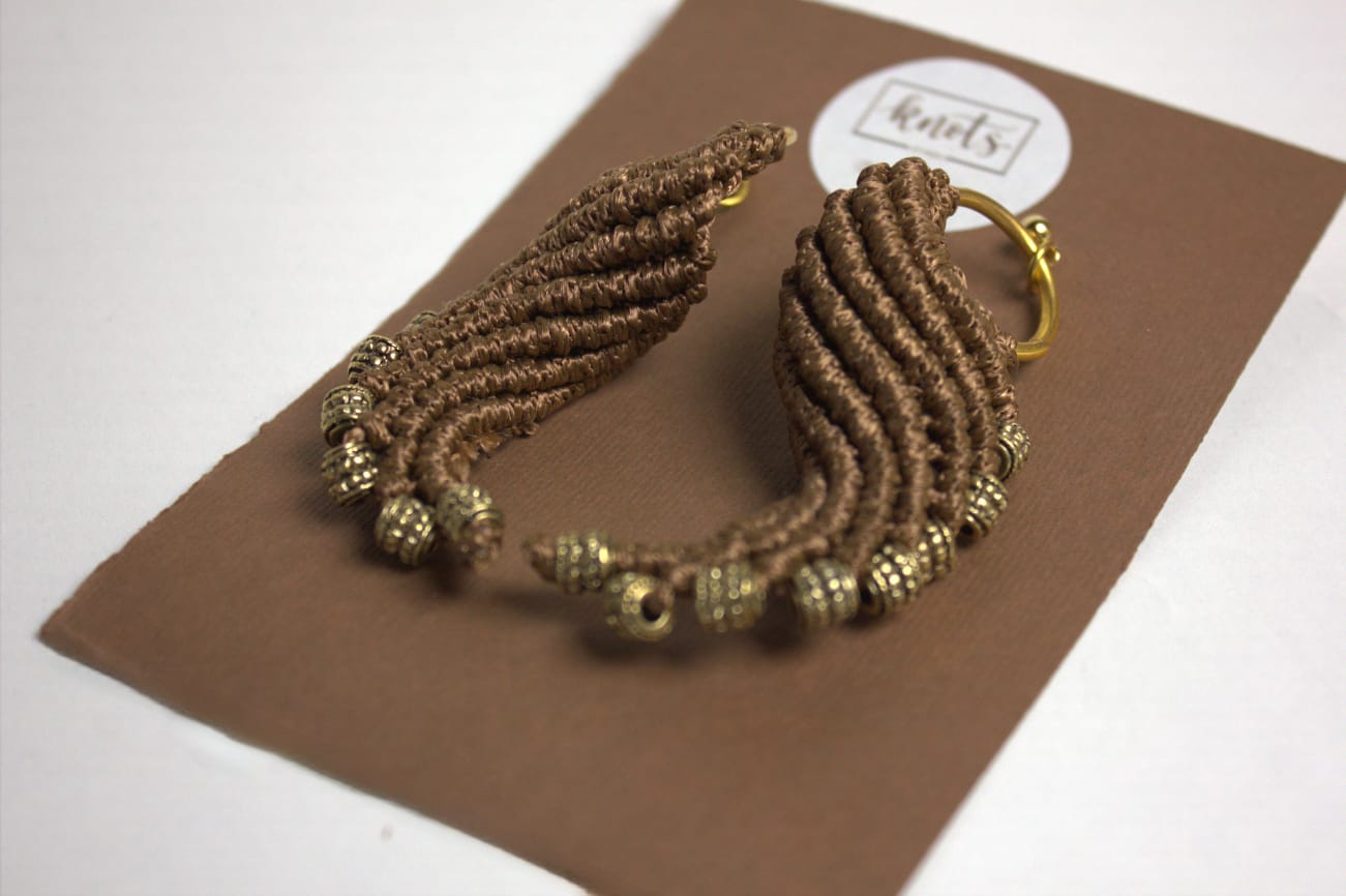 Knots By Nada Wings Earrings