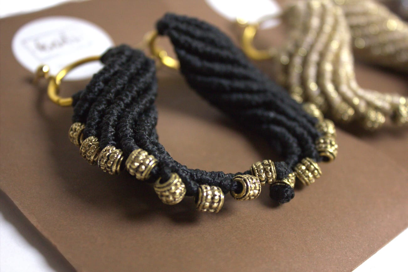 Knots By Nada Wings Earrings