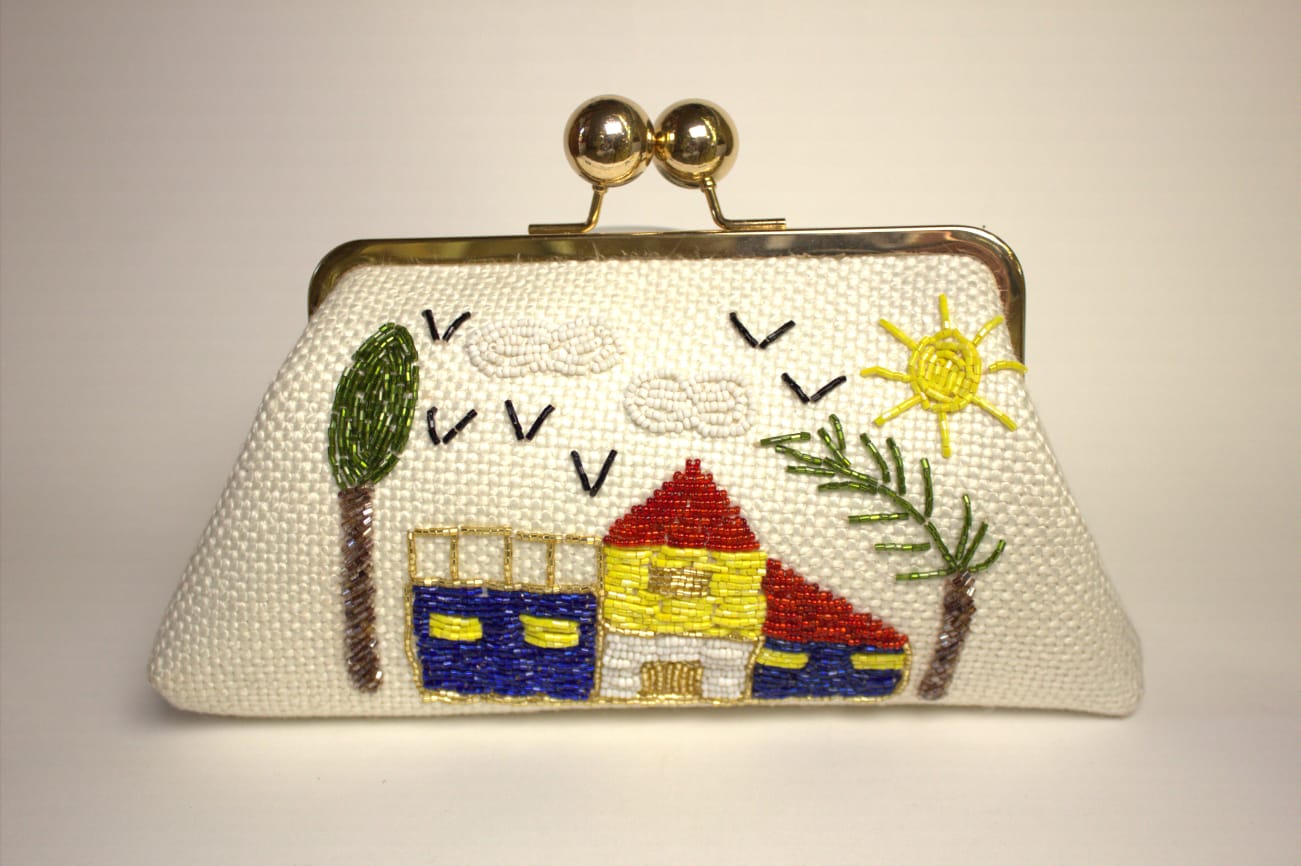 Scrunmania Houses Clutch