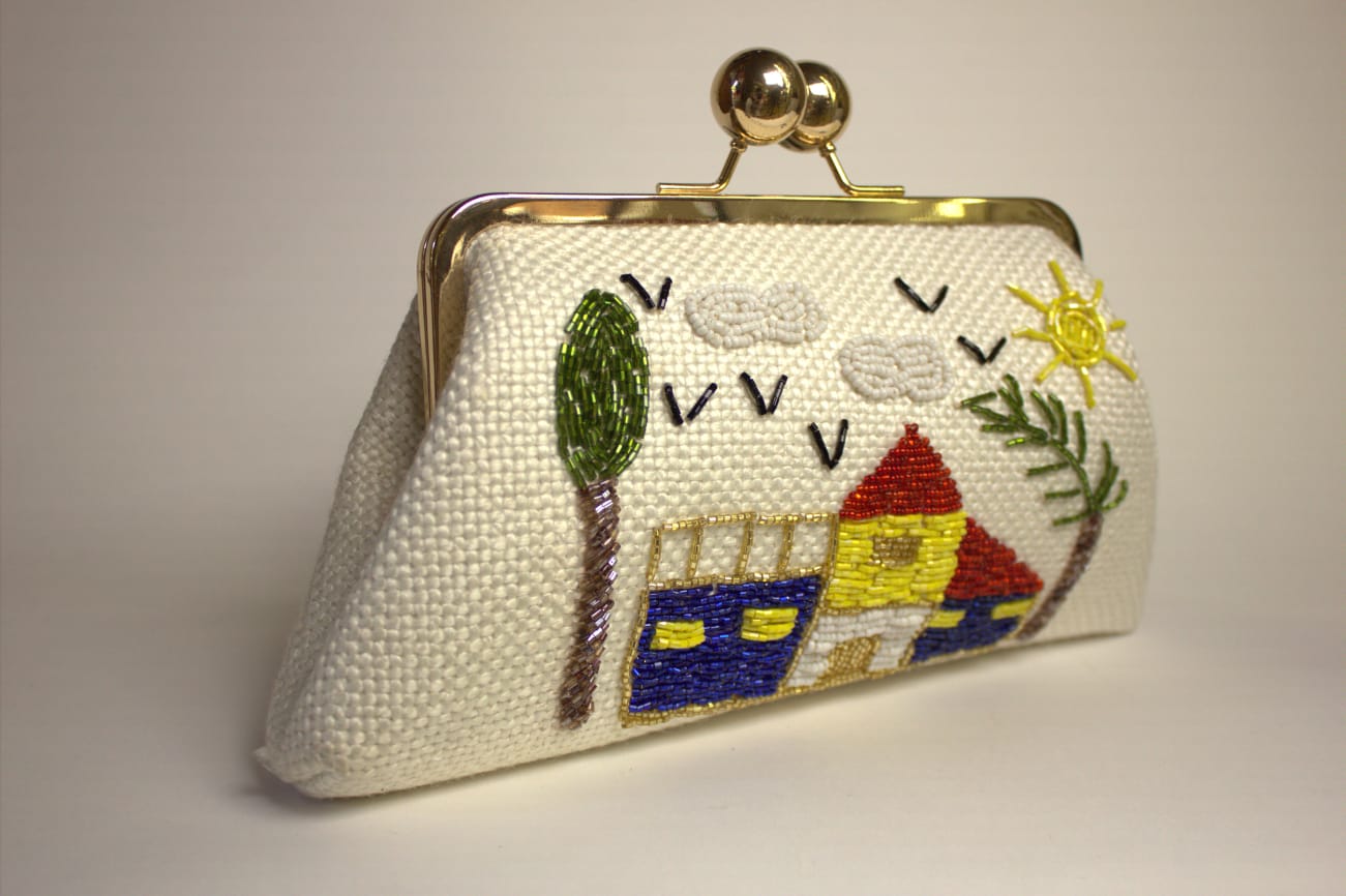 Scrunmania Houses Clutch