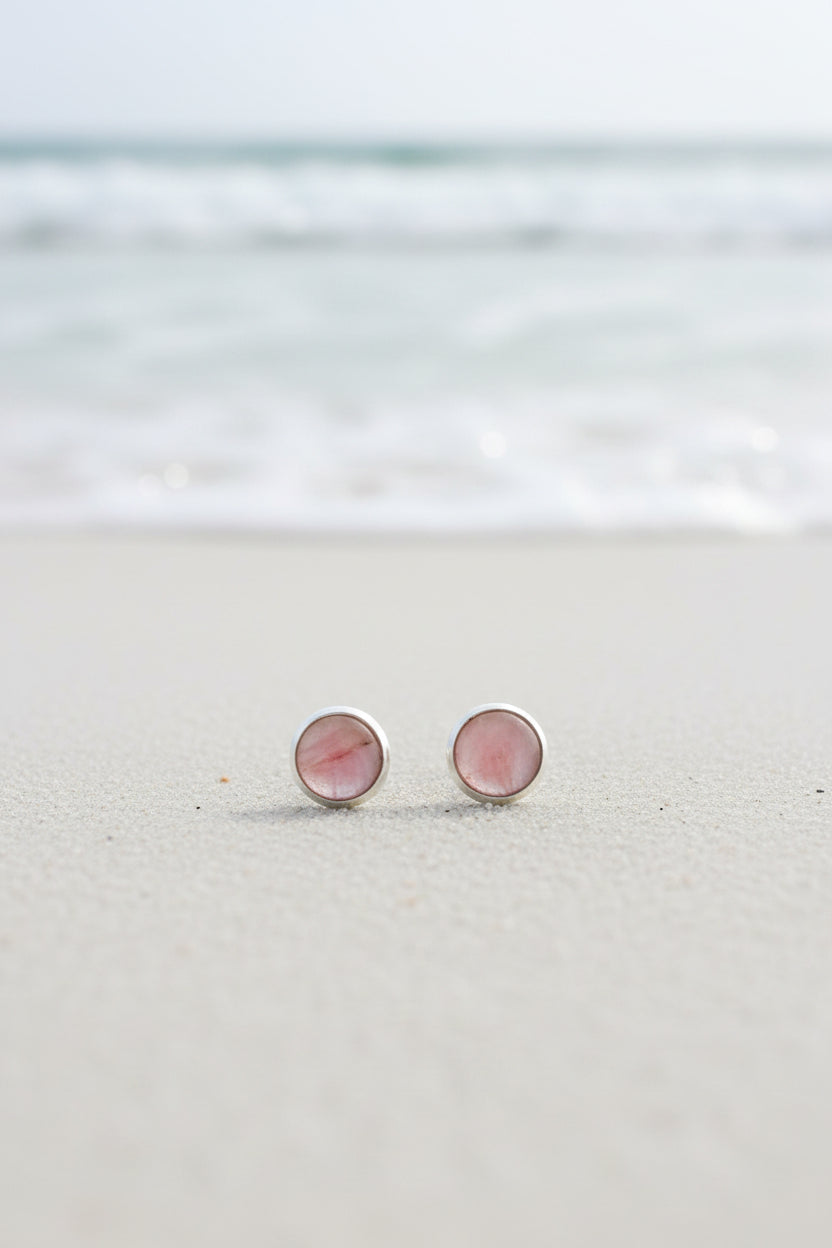 Red Sea Lionfish Fin Resin Stud Earrings