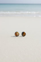 Red Sea Lionfish Fin Resin Stud Earrings