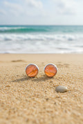 Red Sea Lionfish Fin Resin Stud Earrings