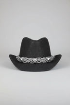 Handmade Macramé Beaded Straw Fedora Hat – Bohemian Summer Sun Hat