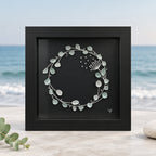 Handcrafted Lebanese Natural Pebble Art – Framed Nature Collection