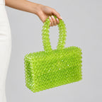 Handmade Faceted Beaded Handbag