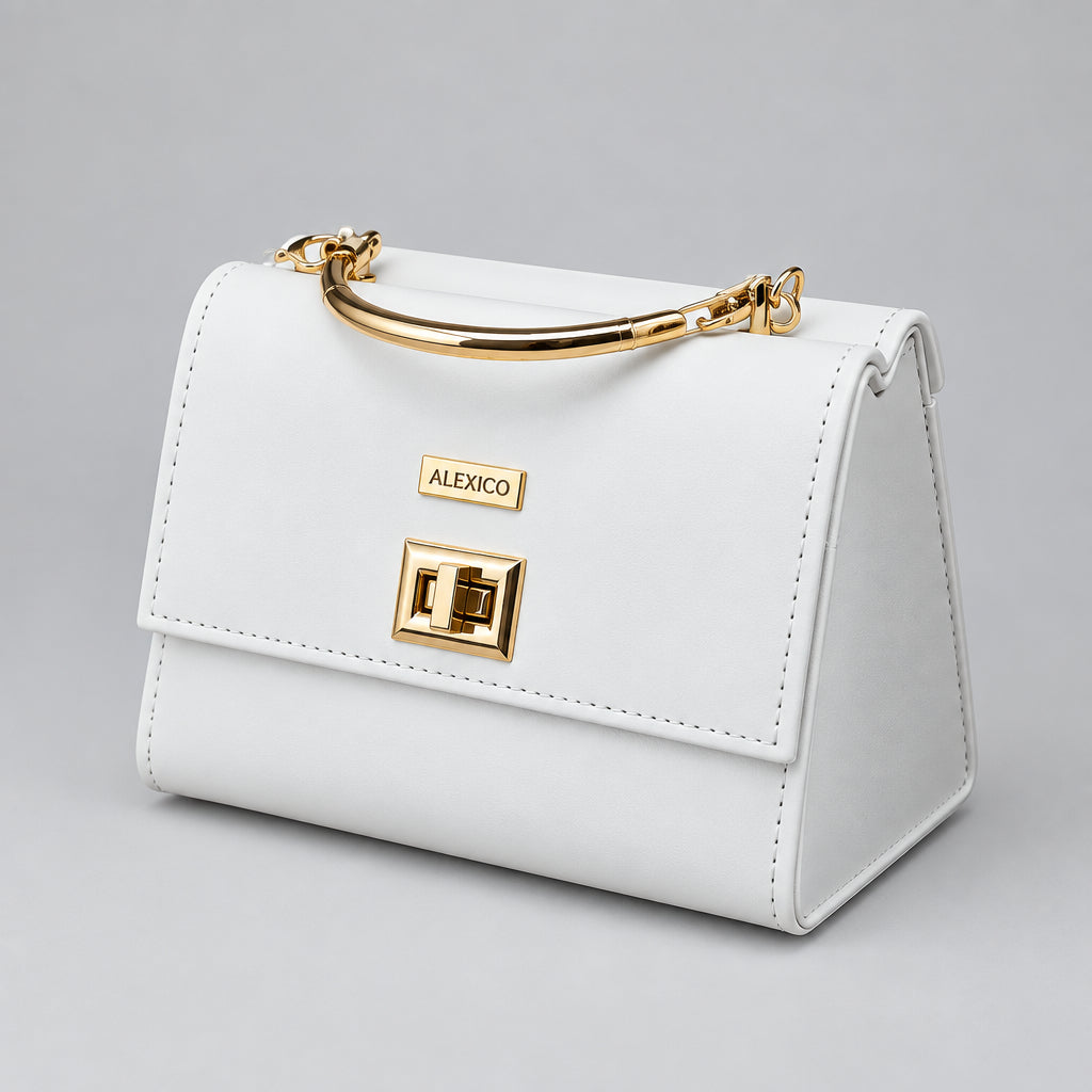 Structured Top-Handle Handbag