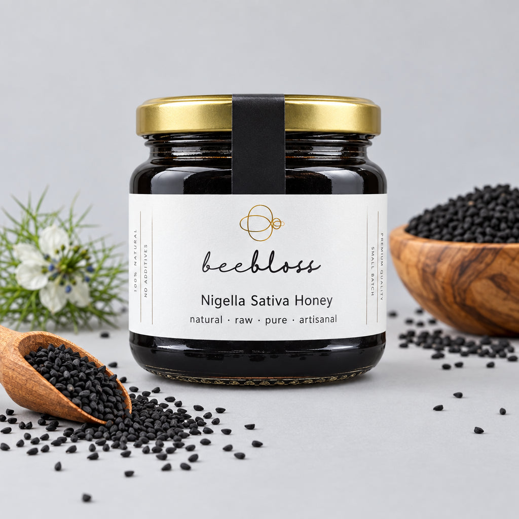 Beebloss Organic Nigella Sativa Honey – Handmade in Lebanon
