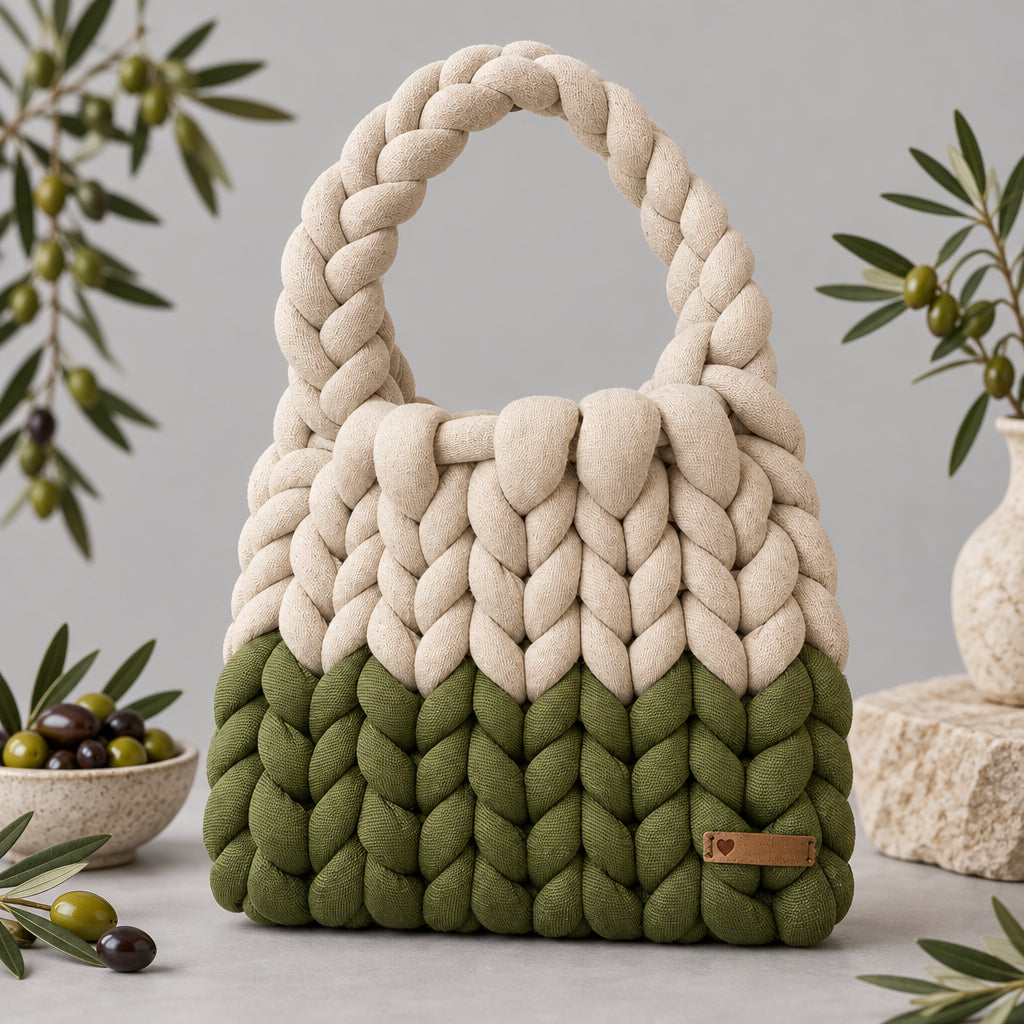Handmade Braided Textile Handbags