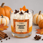 Pumpkin Spice Cream Handmade Soy Wax Candle