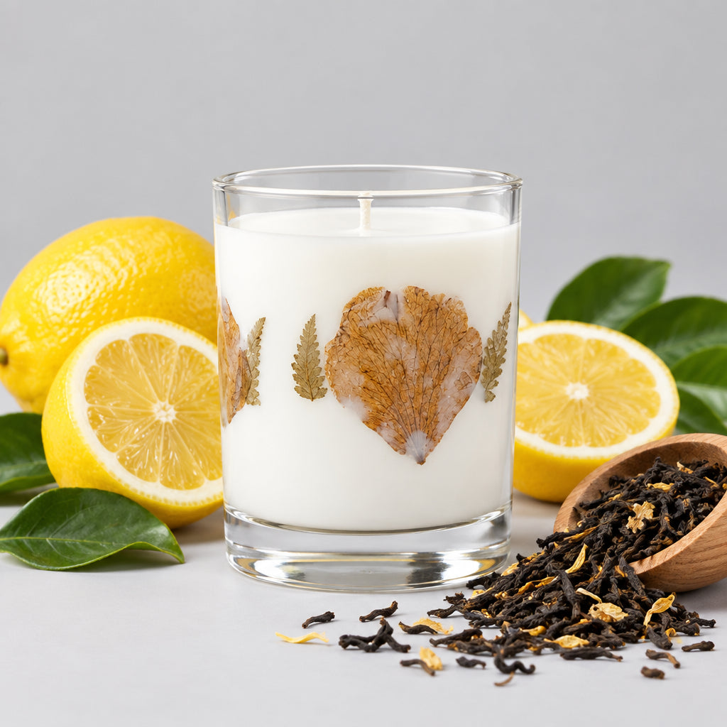 Lemon & Tea Botanical Fragrance Candle